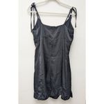 Le lis  Mini Dress Shoulders Tie Straps Front Hook And Eye Black Sz Large NWT Photo 8