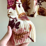 Spartina 449 Fall Floral Crewneck Sweater, Size Medium Photo 2