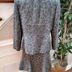 Albert Nipon Women's Gray Polyester Long Sleeve Jacket & Skirt 2 Piece Suit 16 Photo 5