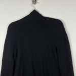 Neiman Marcus 100% Cashmere Open Cardigan Sweater Women Sz M Black Quiet Luxury Photo 7