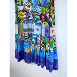 Jams World Vintage Floral Pasa Pasta Scoop Neck Tiered Dress Artsy Size Medium Photo 2