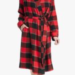 Stars Above  Buffalo Plaid red robe Sleepwear New in package with tags M/L with pockets Photo 0