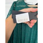 Andrea Crocetta Size M Deep Green Sheer Top Swiss Dot Maxi Dress Bohemian Size M Photo 6