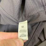 Qinsen Gray Athletic Romper Square Neck Short Sleeve Stretch Bodysuit Medium Photo 3