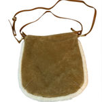 UGG Nwot  Suede Sherpa Charlee Crossbody Bag Photo 0