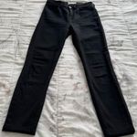 Everlane black high rise straight leg jeans, size 26” minimalist quiet luxury Photo 10