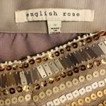 English Rose  sequin mini skirt. Photo 5