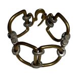 Rare One Of A Kind Horse Bit Modernist Multi Metal Bracelet Unisex Photo 0