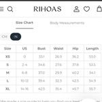 Rihoas Blue V Neck Shirred Striped Maxi Dress Size XL Photo 7