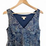 Jonathan Martin NWT Blue Sleeveless Bubble Hem Dress 100% Silk Sz 10 Photo 1