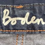 Boden USA Boden Blue Dark Wash Adjustable Straps Full Belly Panel Maternity Jeans, size 6R Photo 2
