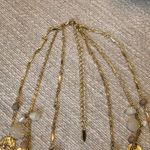 Boutique Gold Coin Multi Layer Necklace and Earrings Set Photo 6