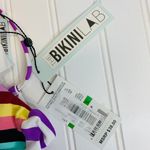 The Bikini Lab NWT Striped Bikini Top Sz Large Photo 1