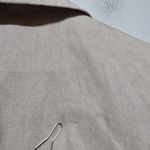 Eileen Fisher Womens Tan Collared Lyocell Linen Longline Vest Size L Minimalist Photo 6