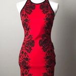 B Darlin B. DARLIN | Floral Lace Body Con Dress Photo 0