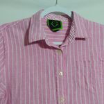 C Wonder Casual Pink Striped Button Photo 1