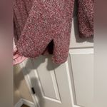 Pure J. Jill Wool Blend Cowl Sweater Oversized Marled Burgundy Red Size XL Photo 4