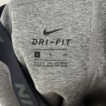 Nike  Small Gray, Black Logo Athletic Legging Pro Cool Capri Photo 5