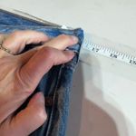 Levi's Wedgie Women's Raw Hem Tapered Ankle Jeans Blue Denim Acid Wash Size 30 Photo 10