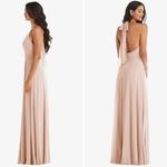After Six High Neck Halter Backless Maxi‎ Dress Size 8 Photo 11