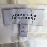 Derek Lam 10 Crosby  Women's White Tesse Snap-leg Flared Pants 6 New Photo 9