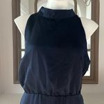Sam Edelman Parachute High Neck Tiered-Skirt Dress, Navy Size 14 New w/Tag $138 Photo 1