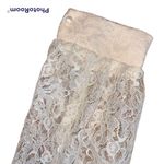 Vintage 70’s Jane Baar New York Cream Lace Long Sleeve Secretary Dress Small Photo 5