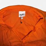 Sky to the Moon NWT Cropped Collared Shirt Orange Photo 1