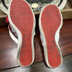 Coach  Shoes Women's Size 9 Black Floral  Sandals  Photo 4