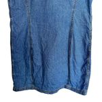 Tommy Hilfiger Vintage  Y2K Denim Mini Dress Pearl Button Front Western Size 14 Photo 9