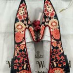 Vivienne Westwood NWOT Women's Floral Loafers - Red and Pink SIZE36 Photo 8