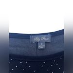 Lila Rose Lily Rose Sheer Black Top W/Sparkles Lace Trim Size M Photo 3