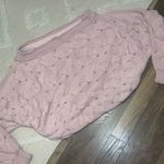 Free People cable knit sweater top blush boho winter casual classic contemporary Photo 6