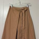 Banana Republic Honey Brown Organic Cotton Wide Leg Cropped Pant Size 00 Photo 3