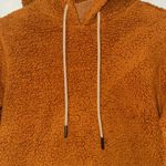 Athleta Tugga Sherpa Hoodie Pullover Cattail Brown Women’s XXS Photo 4