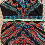 London Times  size 6 womens dress halter top keyhole opening front back button Photo 4