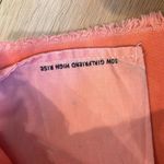Urban Outfitters BDG Shorts Girlfriend High Rise Orange Cutoffs Size 30 Photo 4