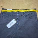 Mica Denim Chromatic High Rise Wide Crop Jeans Size 30 Black Photo 4