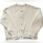 Magaschoni  Cream Open-Knit Cardigan Photo 5
