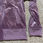 Juicy Couture  Shimmery Purple Velour Zip Bomber Photo 2
