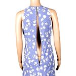 Chadwick's CHADWICK’S periwinkle with cream abstract roses/leaves maxi dress. Size 10. EUC Photo 7
