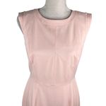 Mundi Gianni Bini Dress 6 Pink Cap Sleeves Sheath Lined Back Zipper Photo 4