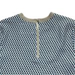 Addison Bay  Botanist Peplum Top Navy Tan XS Photo 6