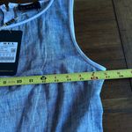 BGL Blue Chambray Sleeveless Linen Blend Maxi Dress Size 6 NEW MSRP 345.00 Photo 6