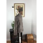 Chico's Easwear By Long Sleeve Shimmer Silver Shine Open Front Sweater Size 0 Photo 4