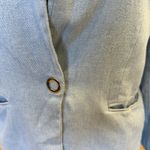 Hugo Boss BOSS Light Blue Oversized Linen Blazer SMALL Unstructured Career Suiting $600 Photo 10