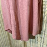 Umgee Dusky Pink Cap Sleeve Sleeveless Asymmetrical Hem Oversized Tunic Medium Photo 7