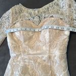 Women’s Tea Length BodyCon Dress Matching Chiffon Jacket Corset Back Size XS Photo 9