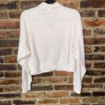 PINK Victoria's Secret Cream Long Sleeve Thermal Waffle Knit Henley Size Large Photo 8