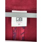 CAbi #3175 Rhubard Outing Blazer Side Button Ponte Knit Suit Jacket Size 12 Photo 6